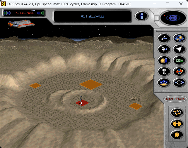 Building placement grid in the original Fragile Allegiance